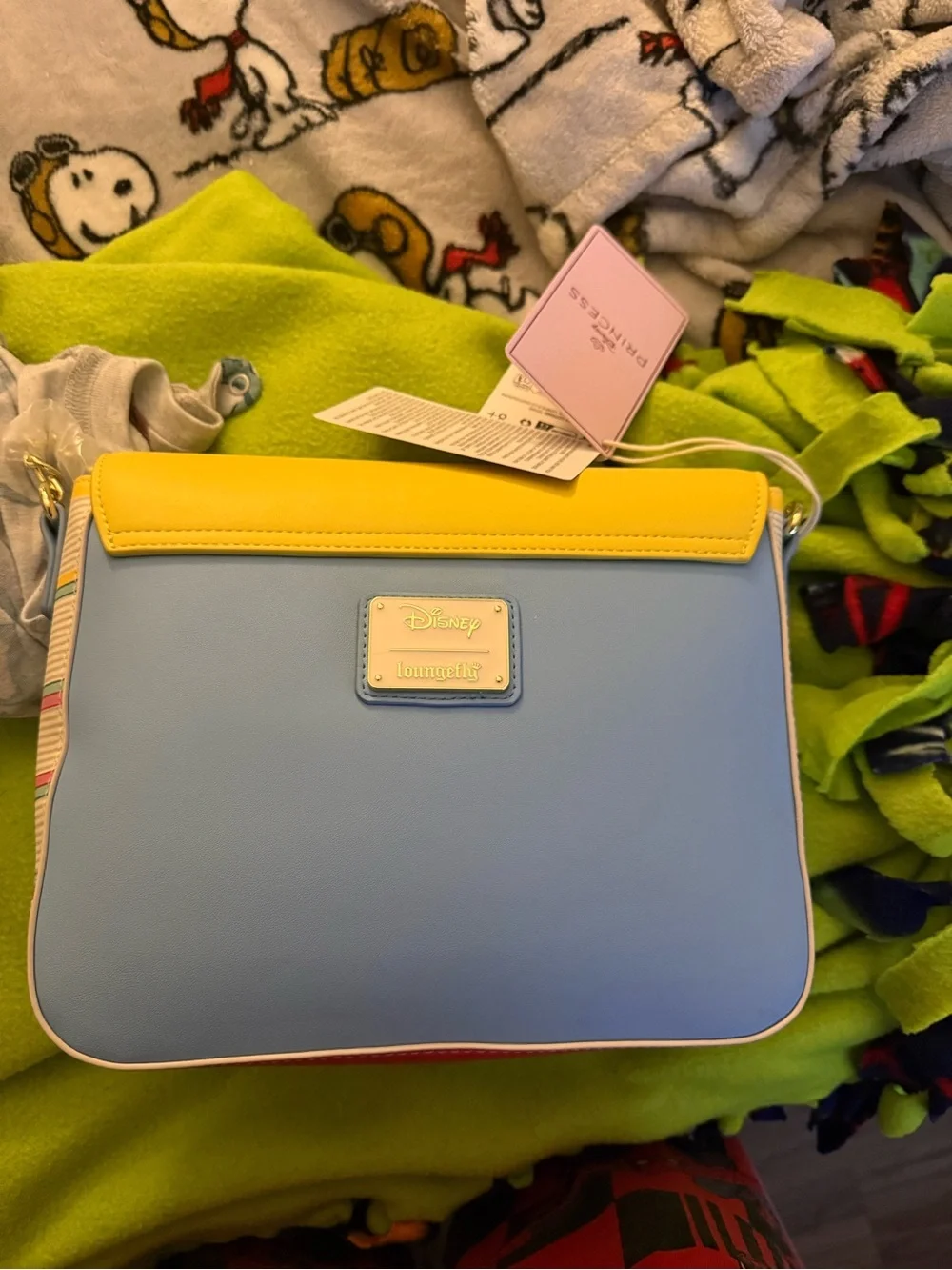 Disney Pastel Storybook Princess Crossbody Bag - Yellow, Mint, Pink, Blue, Red